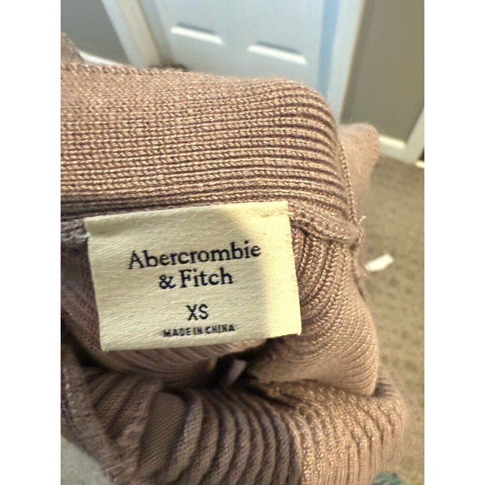 Abercrombie & Fitch‎ Sweater Bodysuit Purple/Grey May be a little more purple XS - Picture 5 of 6